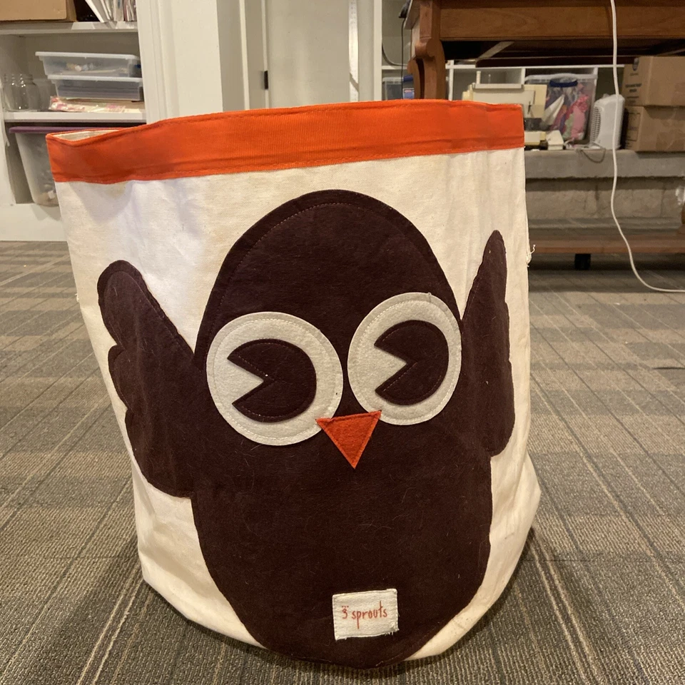 3 Sprouts Storage Bin Owl - Image 1 of 1