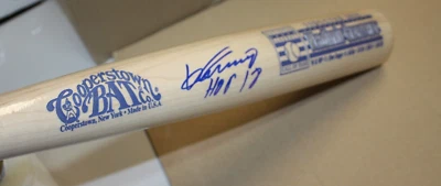 Vladimir Guerrero Sr HOF 18 Montreal Expos Signed COOP BAT Silver Series Bat JSA - Image 1 of 4