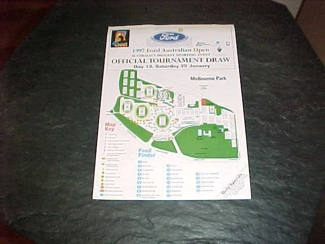 1997 Australian Open Tennis Tournament Draw Hingis Pete Sampras Winners Day 13 - Image 1 of 1
