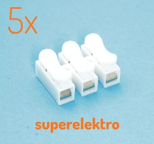 5x Feder-Schnell-Verbinder 3polig  3P Schnellverbinder - Bild 1 von 6