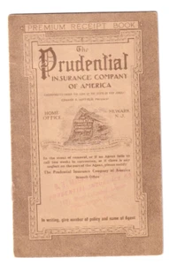 The Prudential INSURANCE CO Premium Receipt Book Used / 1924 - Picture 1 of 6