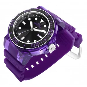 Nuevo con etiquetas Reloj Invicta para hombre 52 mm GRAND PRO DIVER ANATÓMICO Púrpura Transparente Estuche Correa SS - Imagen 1 de 1