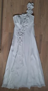 DEBUT leichtes Hochzeitskleid / Ballkleid Größe 10 (38) mit Bolero Jäckchen - Bild 1 von 9