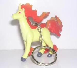POKEMON RAPIDASH (Gallopa, Galopa) PORTACHIAVI ORIGINAL TAKARA TOMY PVC 2" - Foto 1 di 5