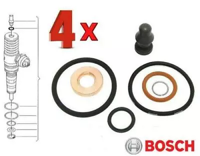 4 Kits Joints Injecteur Bosch Moteur TDI 1.9 Et 2.0- AUDI-VOLKSWAGEN-SEAT-SKODA • 33€
