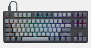 NEW DROP CTRL Mechanical Gaming TKL 87-Key Hotswap Black Keyboard Silver Switch - Picture 1 of 6