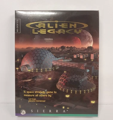 Alien Legacy (PC MS-DOS CD-ROM Game, 1994) - SEALED in BIG BOX! - Free Ship! - Image 1 of 4