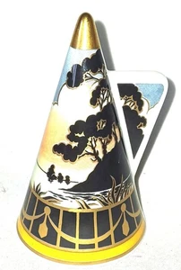 Royal Worcester 250th Anniversary Art Deco Conical Candle Snuffer: Morning River - Picture 1 of 6