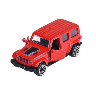 Majorette Premium Cars Jeep Wrangler Rubicon 4XE Red 224E-1 1:64 Toy Car 2024 - Image 1 of 3