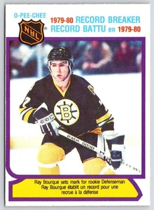 RAY BOURQUE/RECORD BREAKER 1980-81 TOPPS 80-81 #2 EX+ 98105 - Imagen 1 de 2