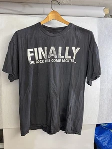 T-Shirt The Rock Endlich Has Come Back To Wrestlemania 29 NY WWE XL 2013 schwarz - Bild 1 von 3