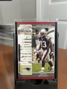 2005 Bowman Deion Branch 1st Edition Parallel #89 - New England Patriots - Picture 1 of 2