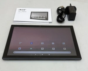 ACER 10" 32GB ANDROID TABLET ACTAB1021 DECENT CONDITION BOXED WORKS PERFECT - Picture 1 of 12