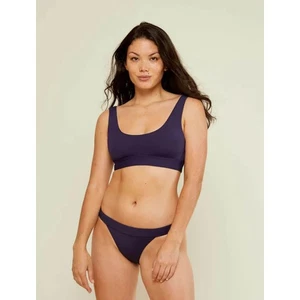 Andie Swim The Ventura Damen-Bikini Schwimmoberteil Small flach marineblau U-Ausschnitt neu mit Etikett - Bild 1 von 12