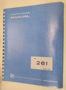 Original Tektronix Instruction Manual Type 261 Coaxial Switch 070-423 - Picture 1 of 1