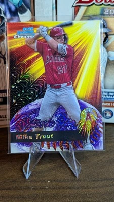 Bowman Chrome 2025 - Meteoric Rise Mike Trout #MR-2 Mojo Refractor 218/250 Foto 1 de 2