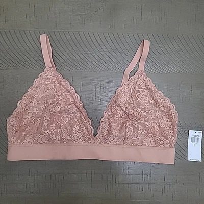 Old Navy Lace Adjustable Strap Hook&Eye Closure Nude Bralette  Size M NWT - Image 1 of 4