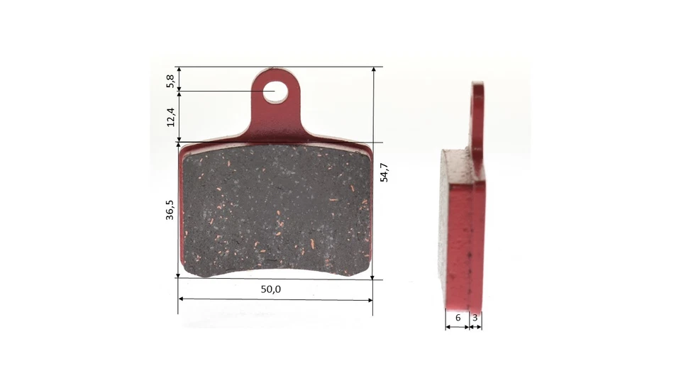 KEEP-RACING Kart Rennkart Kartsport Bremse Bremsbelag Bremsbeläge Tony Kart OTK BSD 401S 401