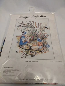 Design Perfection Embroidery Kit Vintage BLACKBERRYING E 148 UNUSED - Picture 1 of 4