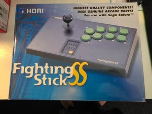 Hori  Fighting Stick SS HSS-07 w/ BOX for Sega Saturn Arcade joystick Controller - Picture 1 of 3