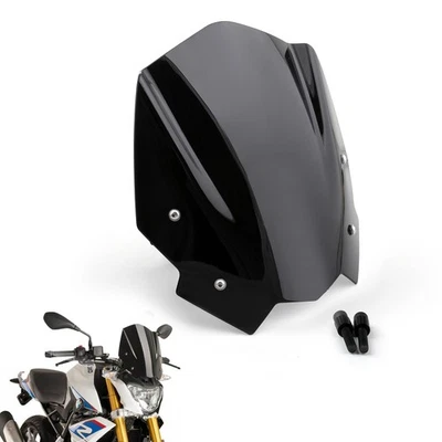 Nuevo parabrisas de plástico ABS para motobike para BMW G310R 2017-2022 negro Foto 1 de 4