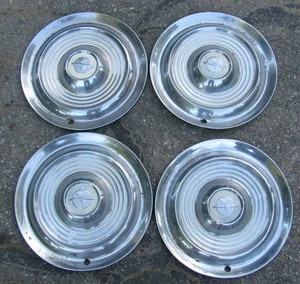 Oldsmobile 1954 1955 15" Wheel Cover Hubcap Set of 4 - Picture 1 of 7