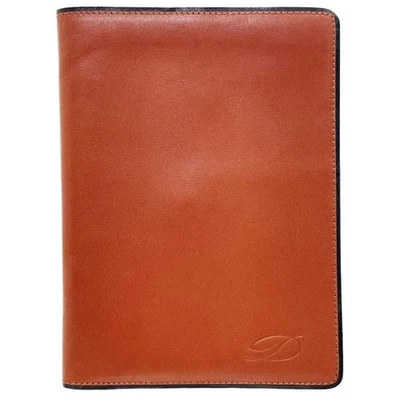 Autêntica Carteira Bifold Logotipo Dupont D, Couro Marrom, S.T. Dupont, médio - Imagem 1 de 4