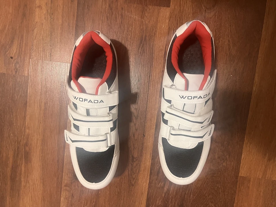 Zapatos de ciclismo de interior compatibles con pelotón bicicleta unisex para hombre EU 44 | US 10.5 Foto 1 de 4