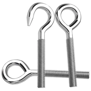 Pernos de anillo de perno de gancho/ojo roscado de acero inoxidable de alta resistencia mano izquierda/rosca estándar - Imagen 1 de 53