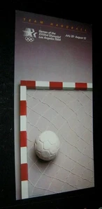 Original 1984 OLYMPIA POSTER Team Handball DESIGN JOE ROBIE Foto BRENT BEAR #2 - Bild 1 von 3