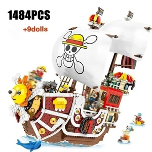 One Piece Thousand Sunny Set di mattoncini 1484+ pezzi - Nave dei pirati da collezione - Foto 1 di 5