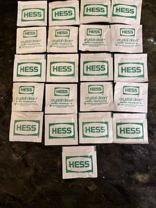 Vintage HESS OIL COMPANY Handtuch Tücher Feuchtnickerchen Posten von 21 Neu aus altem Lagerbestand - Bild 1 von 1