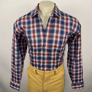 NOS Saxton Dress Shirt Button Up Disco Vintage 70s Deadstock New Big Man Mens XL - Picture 1 of 14