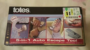 Auto Escape 5in1 Rettungswerkzeug - lebensrettender Glashammer Fensterbrecher - Bild 1 von 4