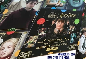 Panini Harry Potter Together Contact Cards, Limited Edition, Buy 3 Get 10 Free - Picture 1 of 4