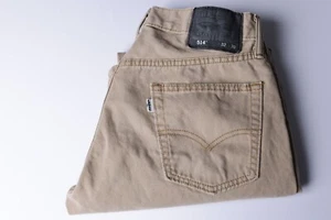 Levi Strauss & Co. 514 Caqui Beige Jeans Estilo Chino Talla 32 -30 - Bild 1 von 5