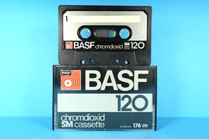 🍒 1x BASF chromdioxid 120 * IEC II Type 2 * Cassette Kassette кассета * 1978 - Picture 1 of 3