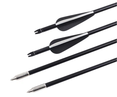 31” 12 Fiberglass Arrow Composite Recurve Bow Hunting Target SP900 - Image 1 of 4