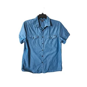 Kenneth Cole türkis Safari-Stil Shirt Größe XL - Bild 1 von 8