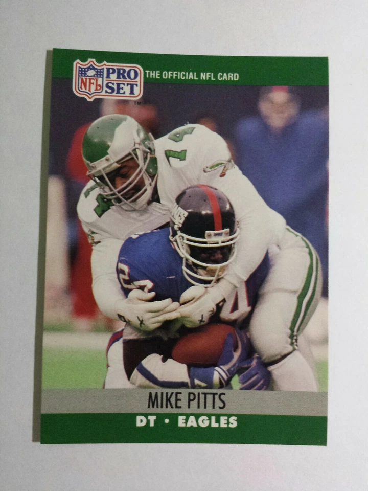 MIKE PITTS 1990 PRO SET FOOTBALL CARD # 611 C7675 - Image 1 of 1