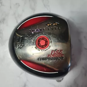 Snake Eyes #1 Driver 10.5 Fire Forged Compressor Beta Titanium LH Fujikura Vista - Picture 1 of 5