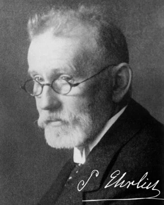 Repro-Autogramm - Paul Ehrlich - Wissenschaftler - Mediziner - 11,4 x 14,3cm - Bild 1 von 4