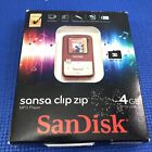 Sandisk Sansa Clip Zip Mp3 Player 4 Gb Storage Capacity - Jumpstart Red