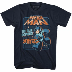 Mega Man Capcom Videospiel The Blue Bomber Herren T-Shirt Gamer Merch  - Bild 1 von 5