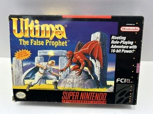 Ultima the False Prophet SNES CIB Tested n' Working - Picture 1 of 12