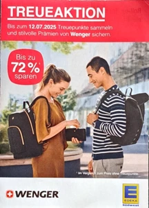 2 x EDEKA Treueaktion - 2 x 20 Treuepunkte Wenger - 40 PUNKTE - bis 12. 07. 2025 - Bild 1 von 2
