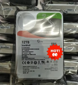 New Seagate 12TB IronWolf 3.5" SATA 7200rpm Internal Hard Drive ST12000VN0008 - Afbeelding 1 van 4
