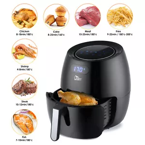 Air Fryer 6.8QT Digital Display High-capacity Touchscreen Cooking 1800W Kitchen - Picture 1 of 18