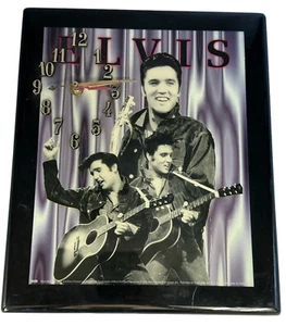 Reloj de madera lacada Elvis Presley 9688 Angel Gifts 1995 vintage - Imagen 1 de 23