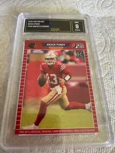 BROCK PURDY 49ERS 2022 SET LEAF PRO ROOKIE RC #PB-5 1 DI 10.554 GRADO 9 L@@K - Foto 1 di 2